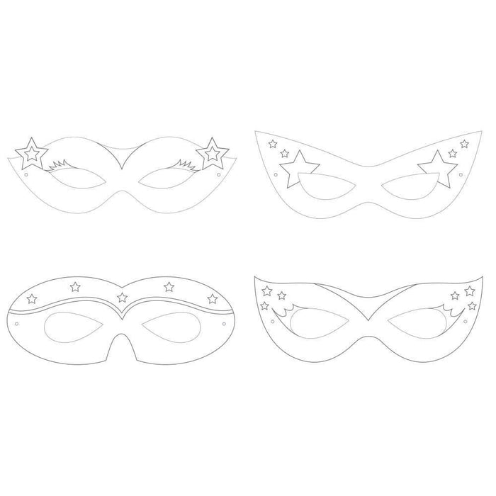 Girl Superhero, Favor Masks 