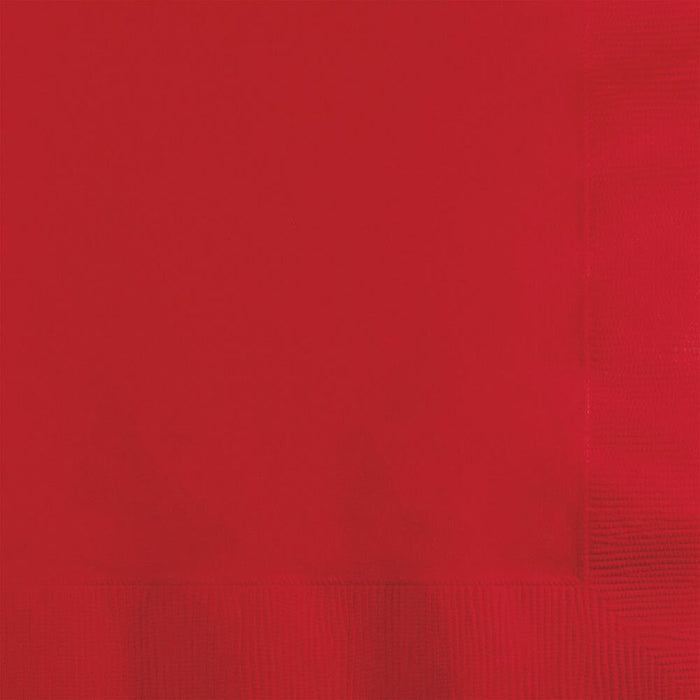 Classic Red 2Ply Beverage Napkins 20ct 