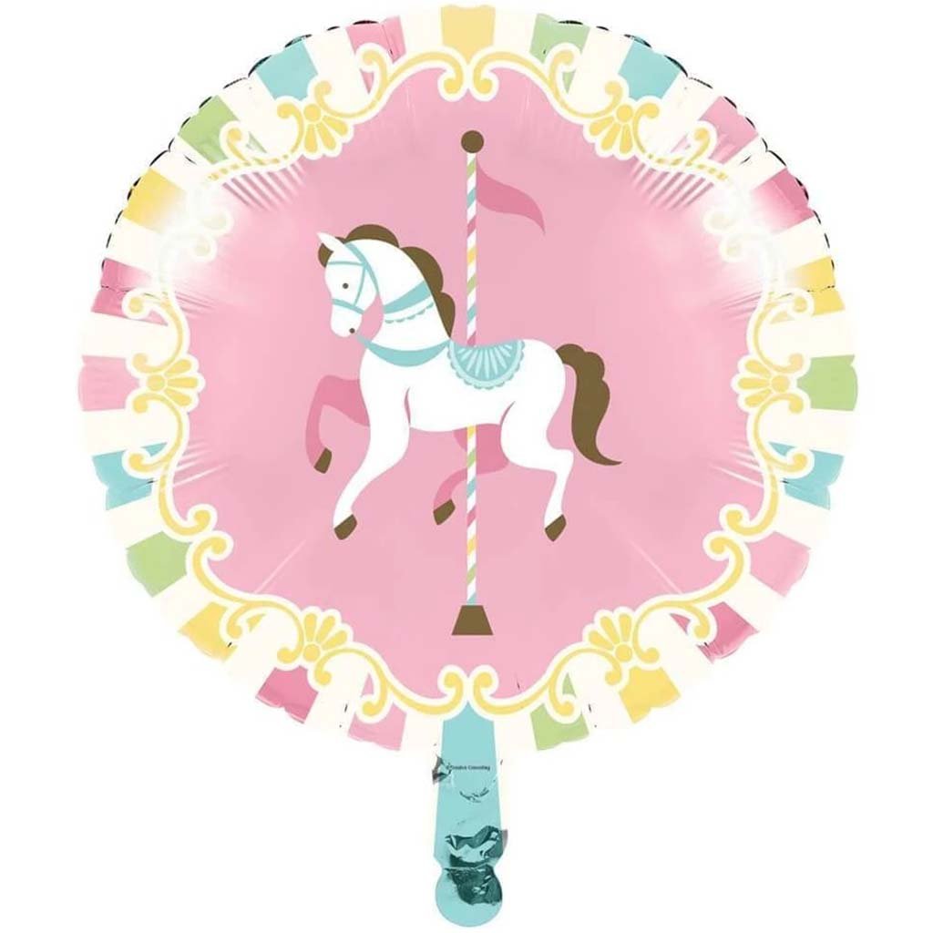 Carousel, Foil Balloon 18in 