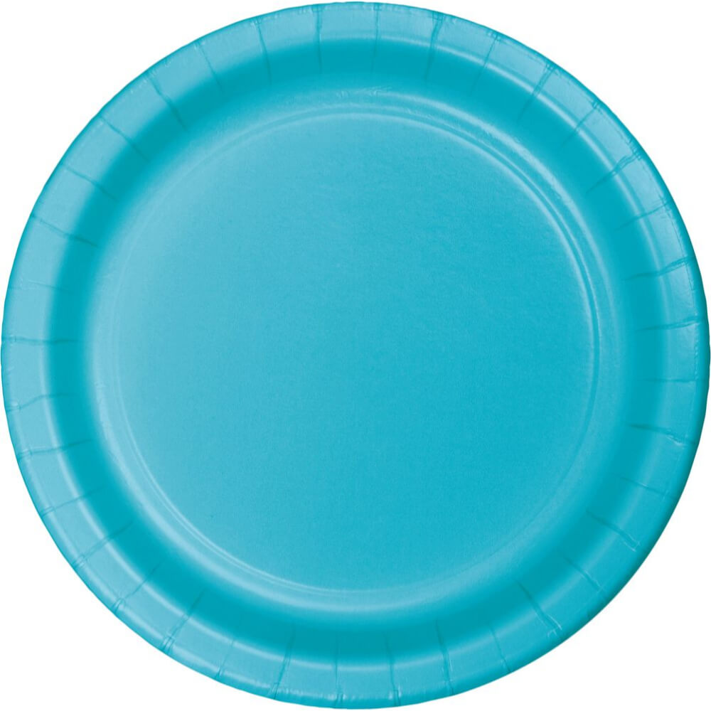 Dinner Plate 10in 24ct, Bermuda Blue 