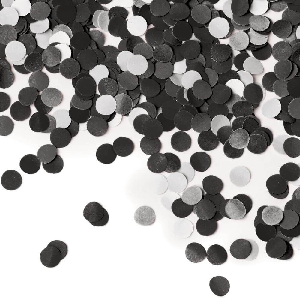 Tissue Confetti, Black Velvet 