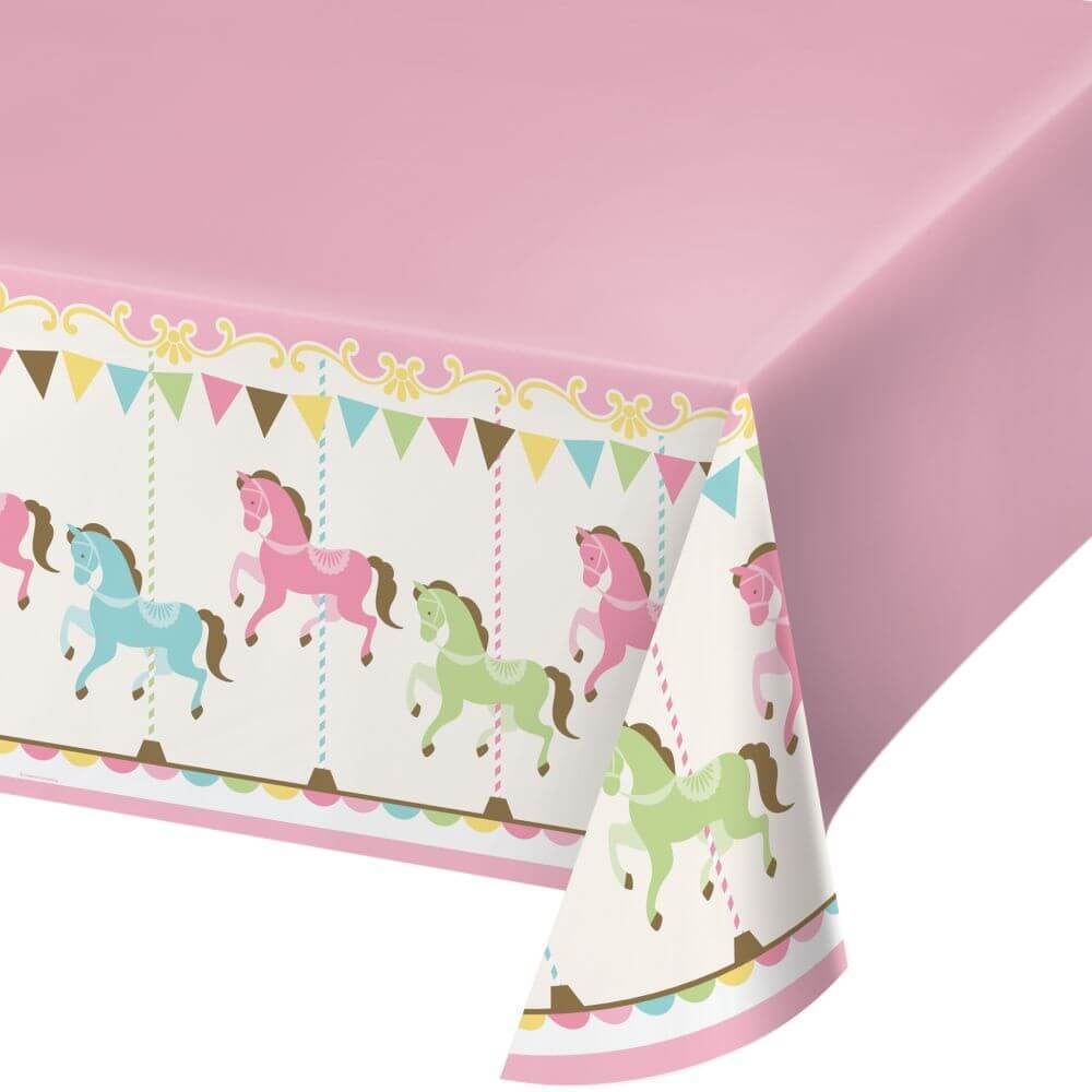 Carousel Tablecover Pl Aop 54X102 