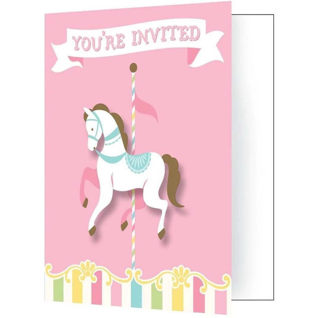 Carousel, Invitation 8ct 