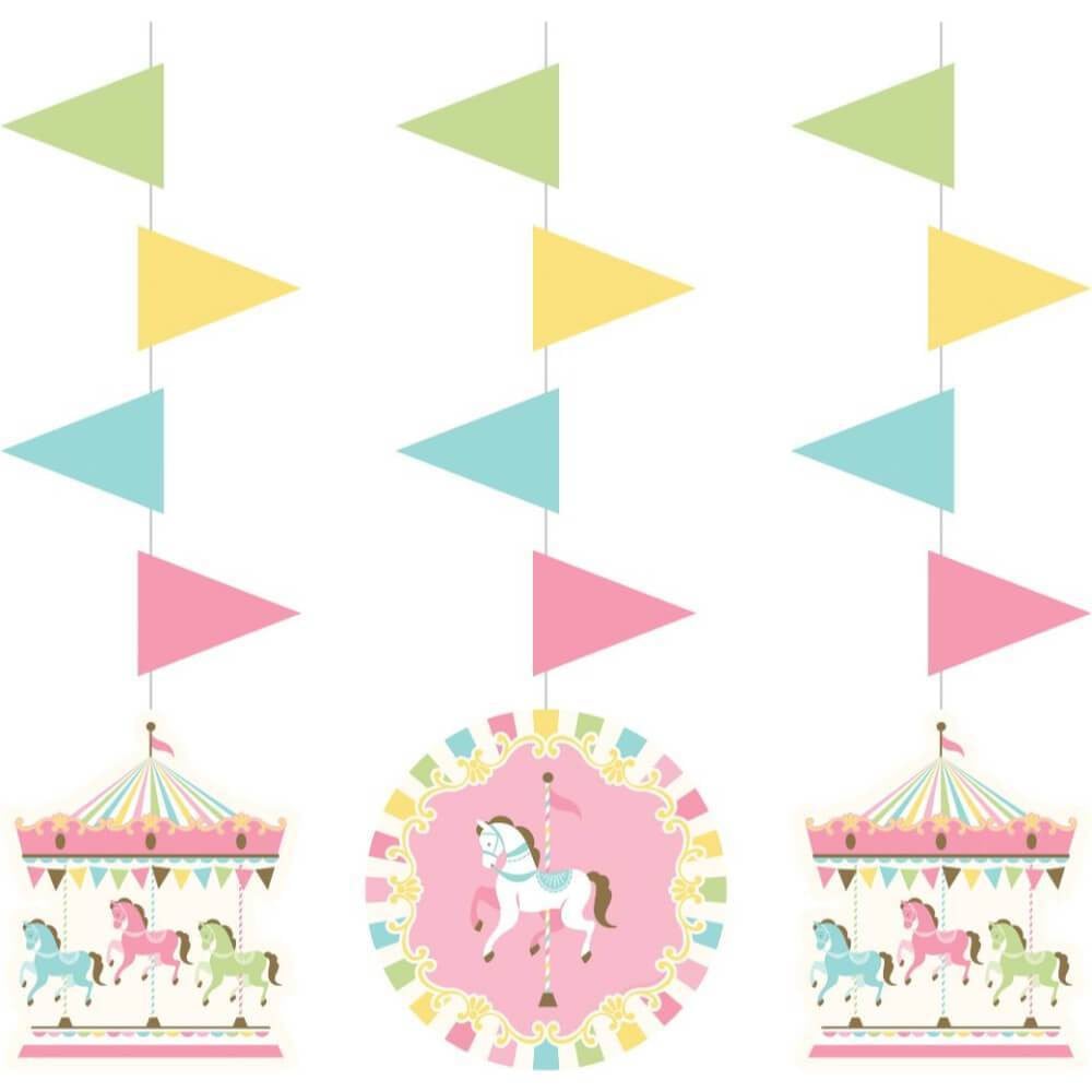 Carousel Hangin Cutut 3Ct 