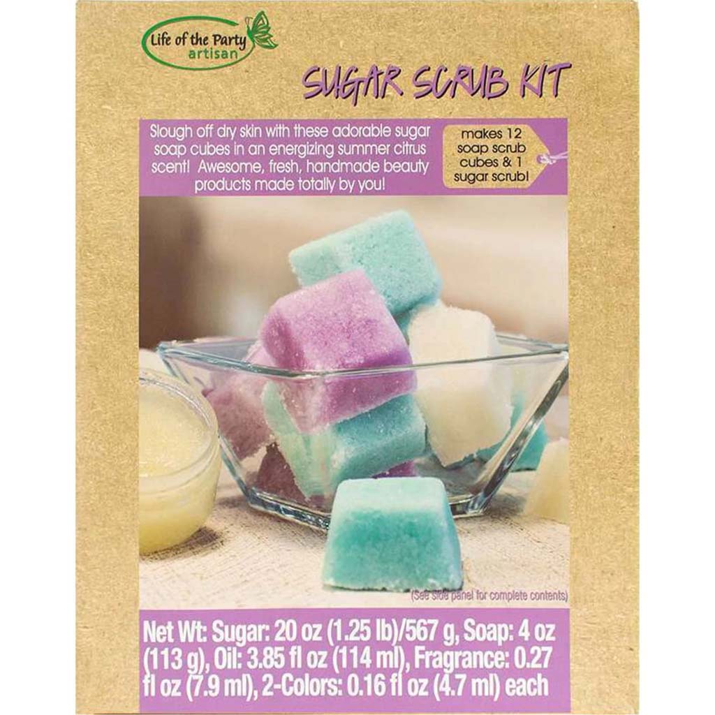 KIT SUGAR CUBES SOAP SCRUB