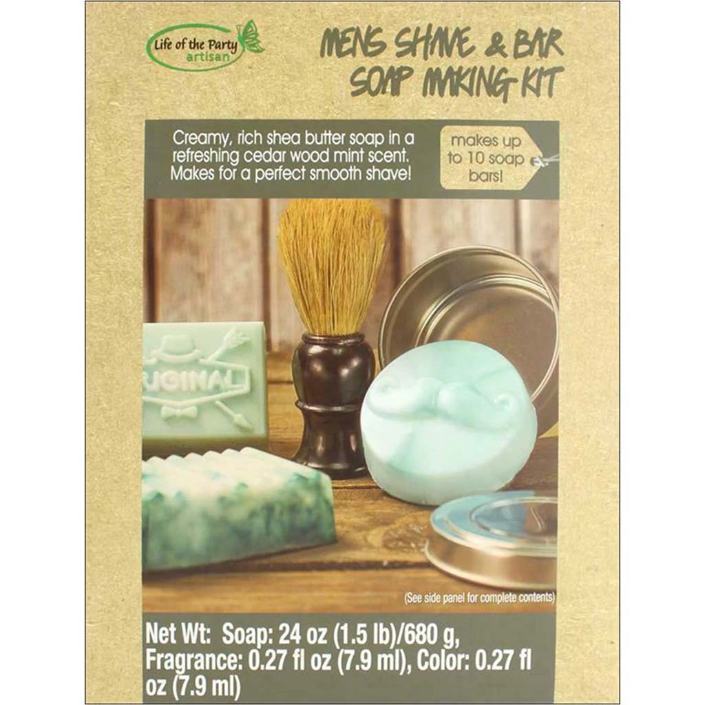 KIT MENS SHAVE &amp; BAR SOAP