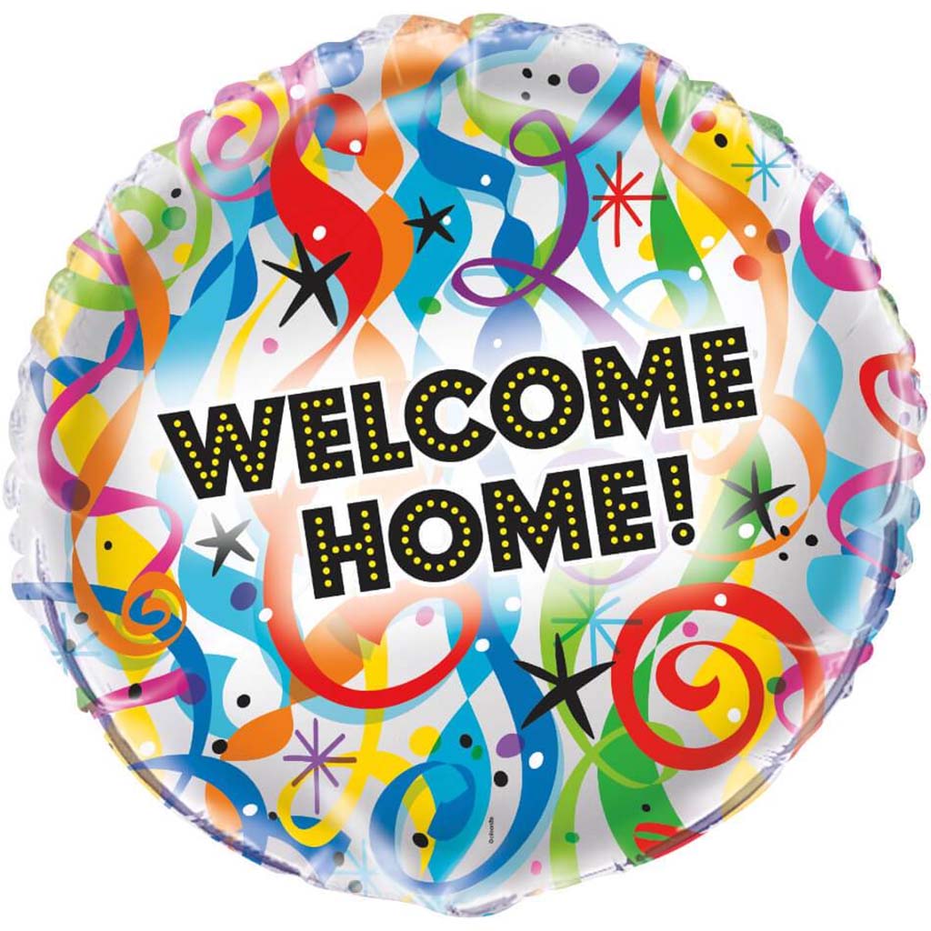 Bright Welcome Home Foil Balloon, 18in 