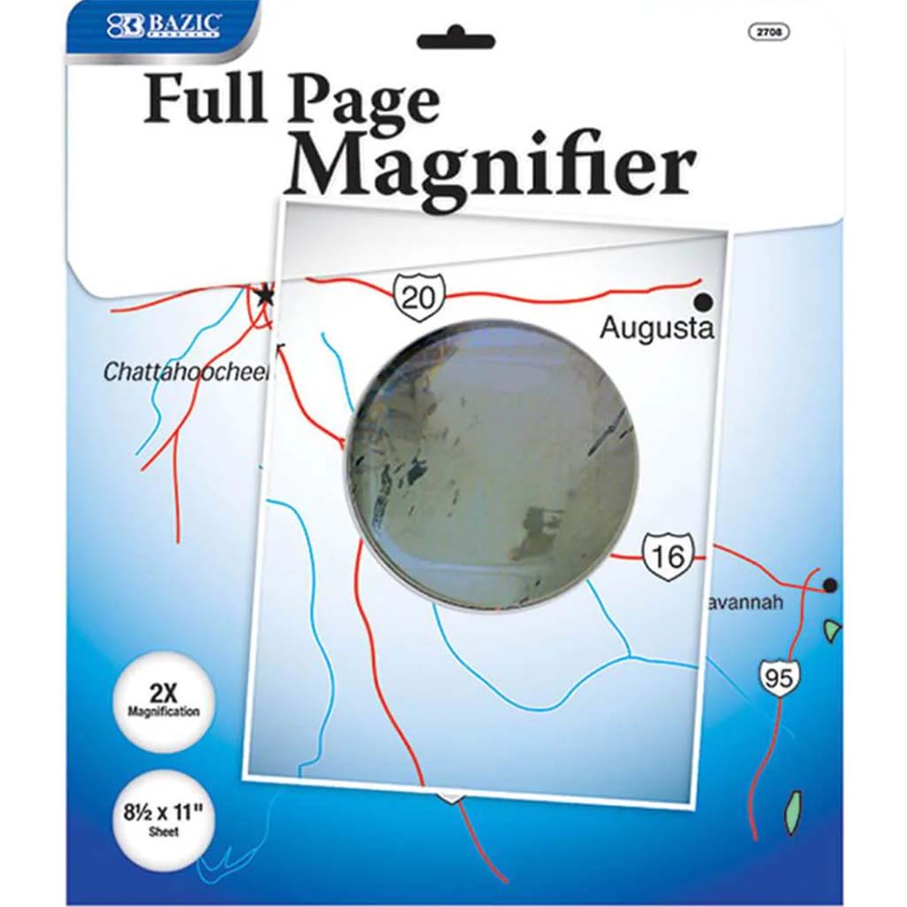 Magnifier Full Page 8.5in x 11in 