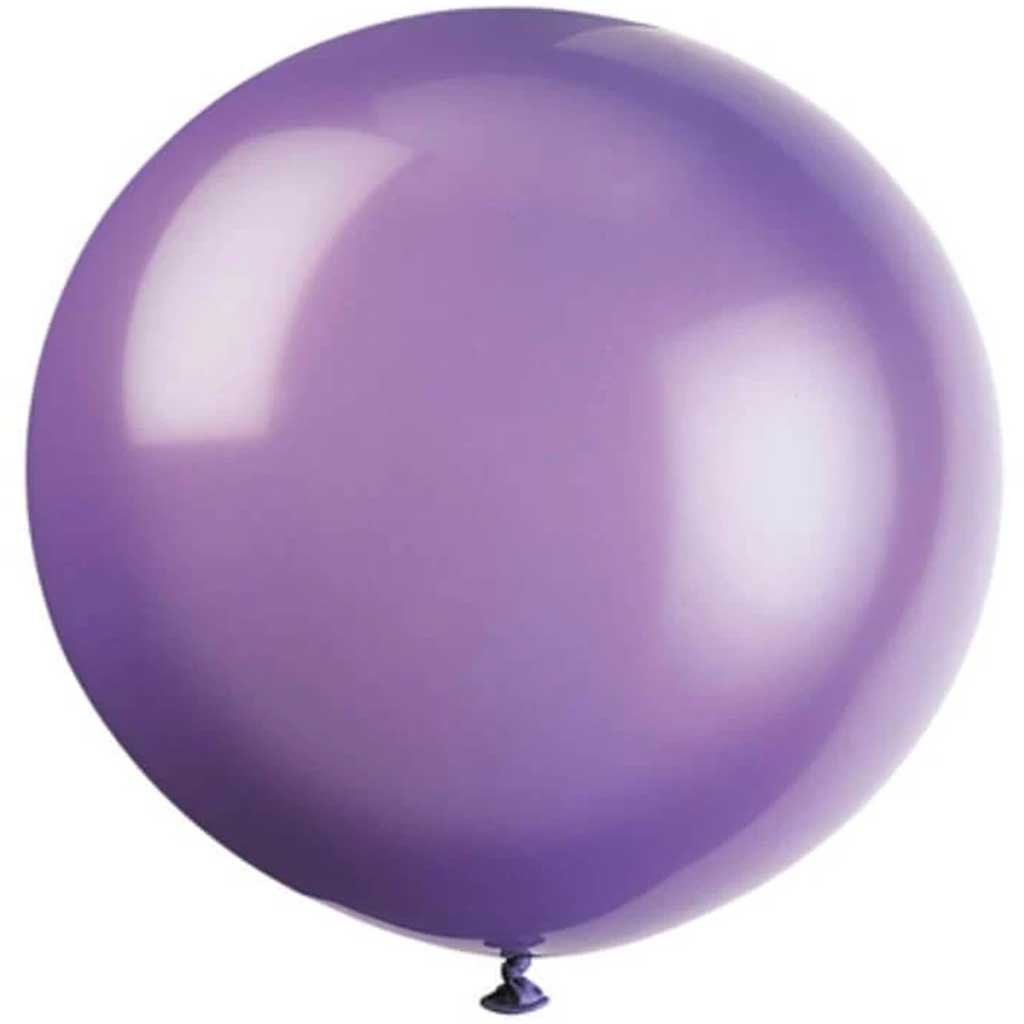 Midnight Purple Premium Latex Balloons 36in 