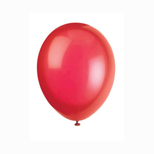 Latex Balloon 12in, Scarlet Red Crystal Premium