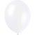 Latex Balloon 12in, Linen White Crystal Premium 