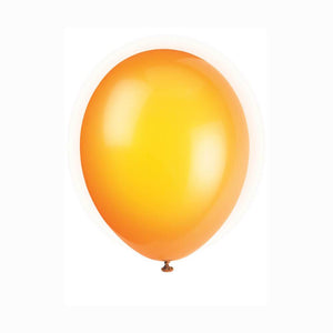 Latex Balloon 12in, Citrus Orange Crystal Premium