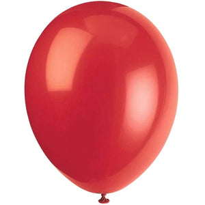 Latex Balloon 12in, Cherry Red Crystal Premium 