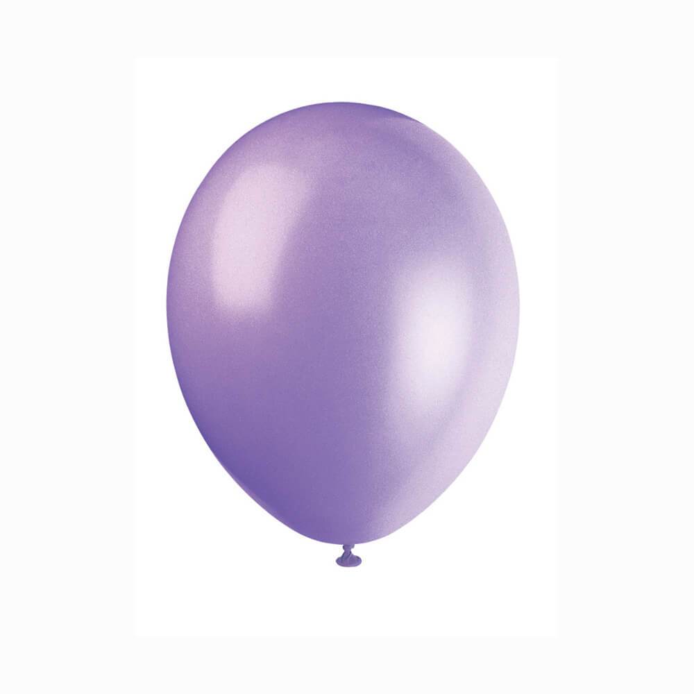Latex Balloon 12in, Lilac Lavender Crystal Premium 