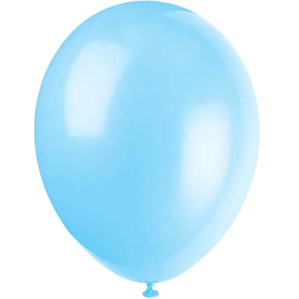 Latex Balloon 12in, Cool Blue Crystal Premium 