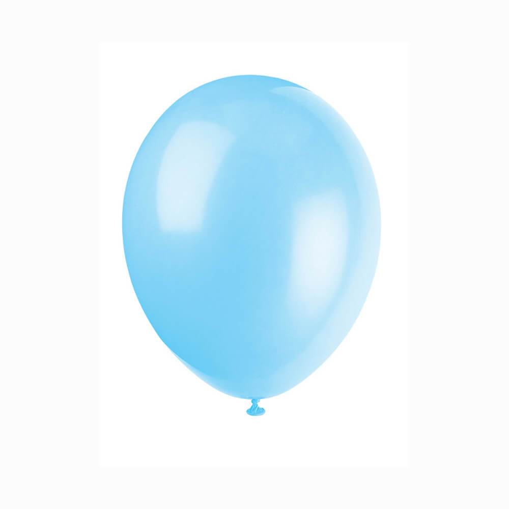 Latex Balloon 12in, Cool Blue Crystal Premium