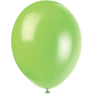 Latex Balloon 12in, Neon Lime Crystal Premium 