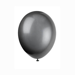 Latex Balloon 12in, Phantom Black Crystal Premium