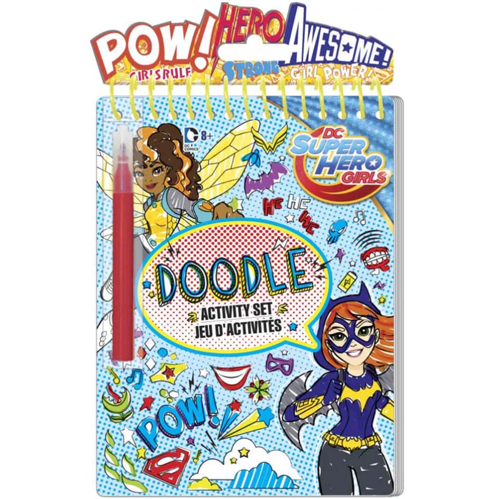 DC SH GIRLS DOODLE ACTIVITY BOOK 