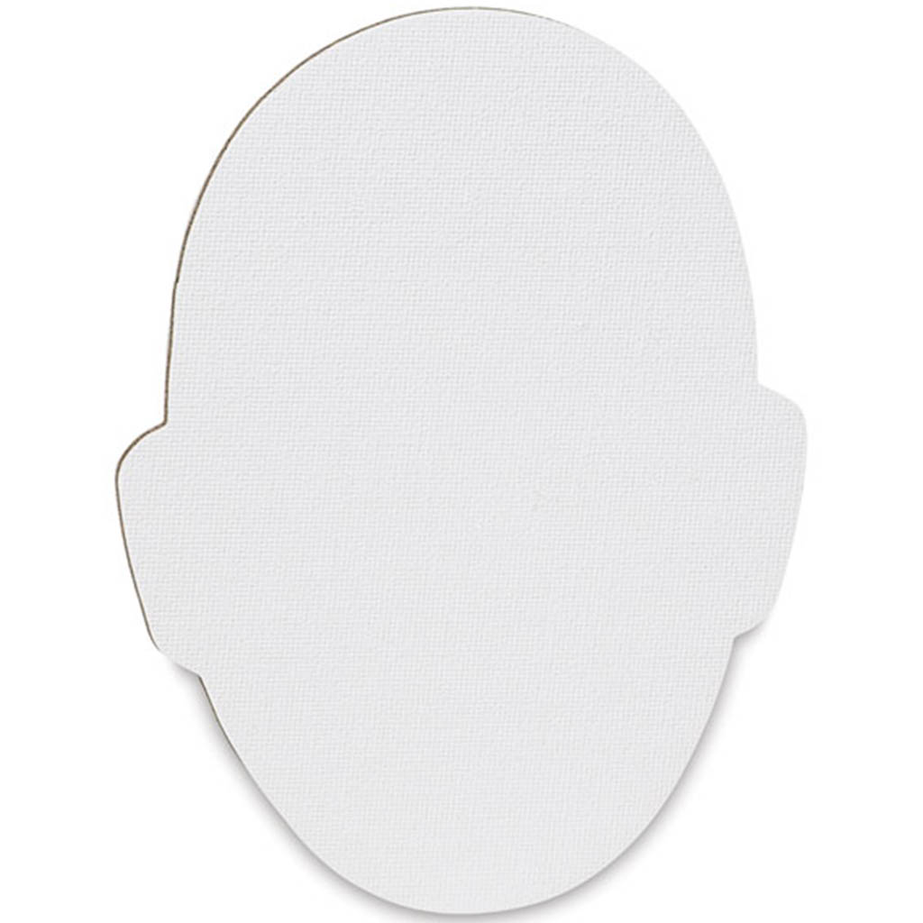 Paint-a-Shape Canvas Panels Heads Pack of 3