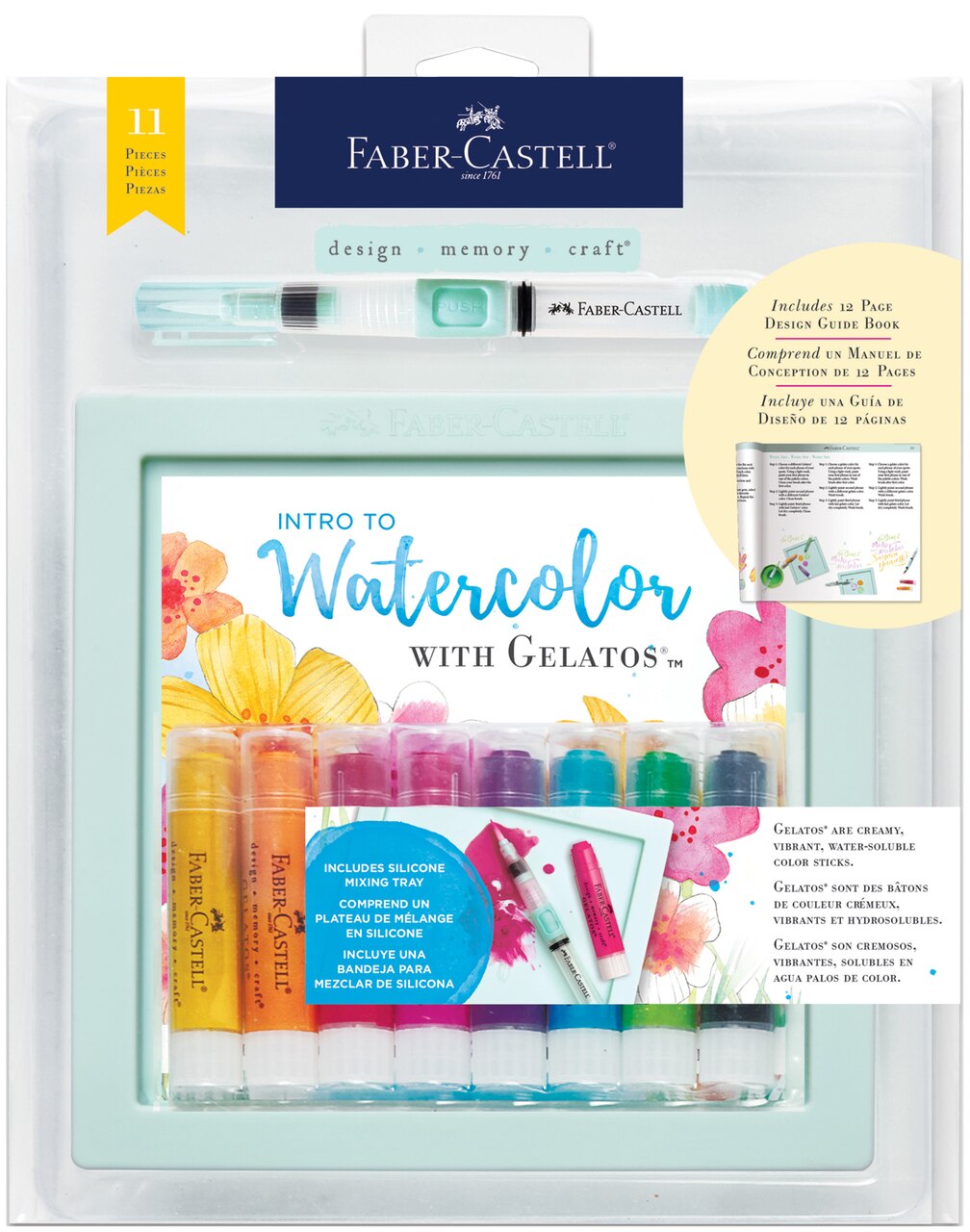 Intro to Watercolor with Gelatos Set of 11 