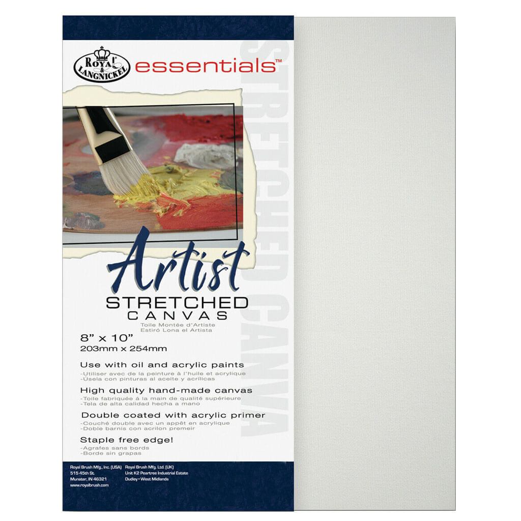 Royal & Langnickel Essentials 8 x 10 Stretched Canvas, 10Pk