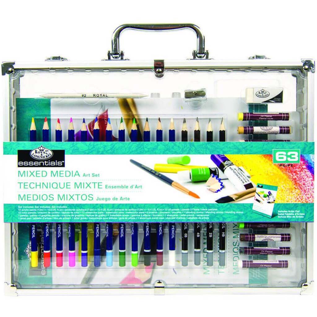 Mixed Media Essentials Art Set 63pcs