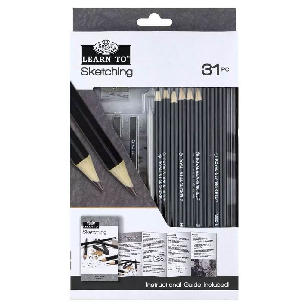 Learn To Sketch Art Set 31pcs