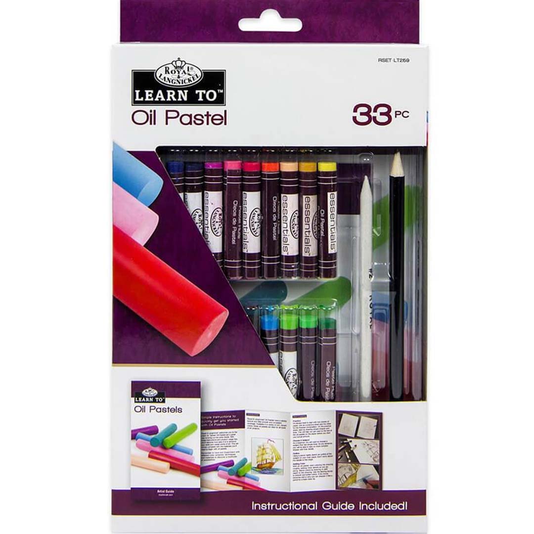 Learn To Oil Pastel Set 33pc