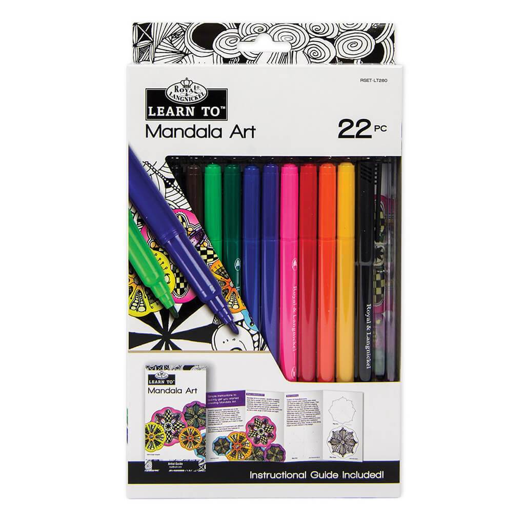 Learn To Mandala Art Set 22pcs