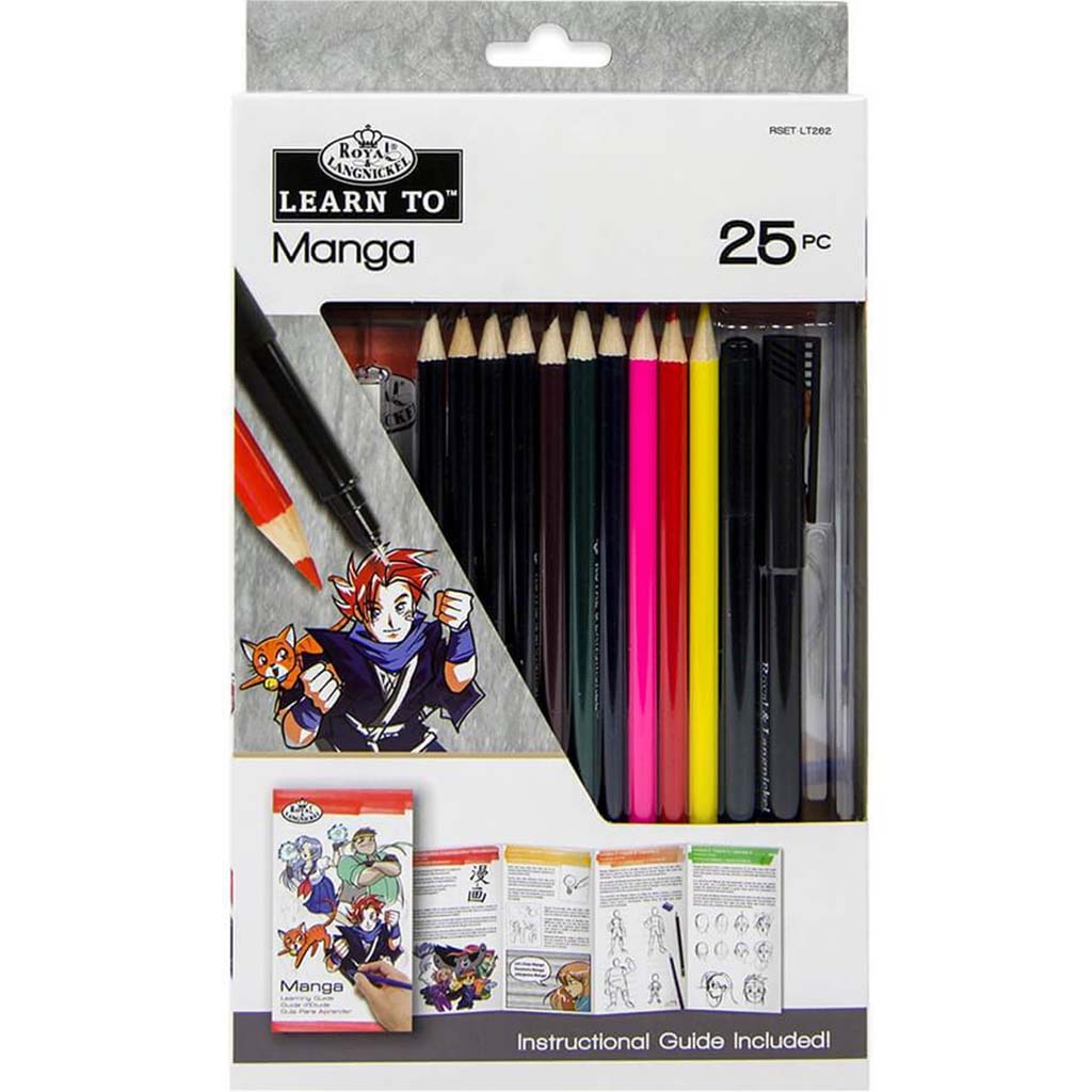 Learn To Manga Set 25pcs