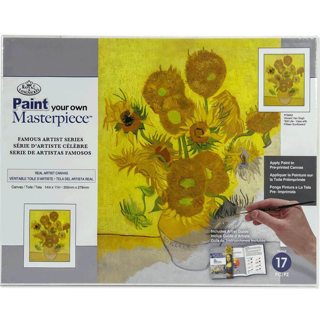 Paint your own Masterpiece Sunflowers