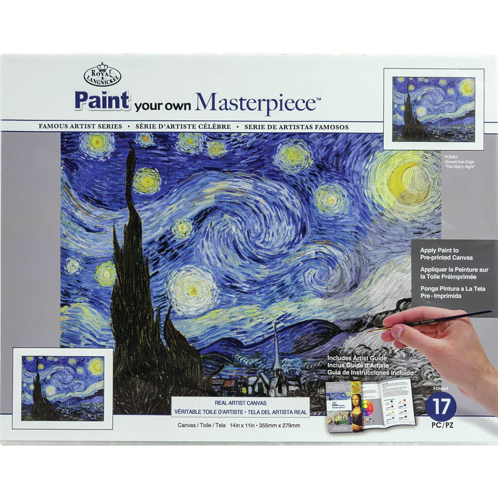 Paint Your Own Masterpiece 11in x 14in The Starry Night