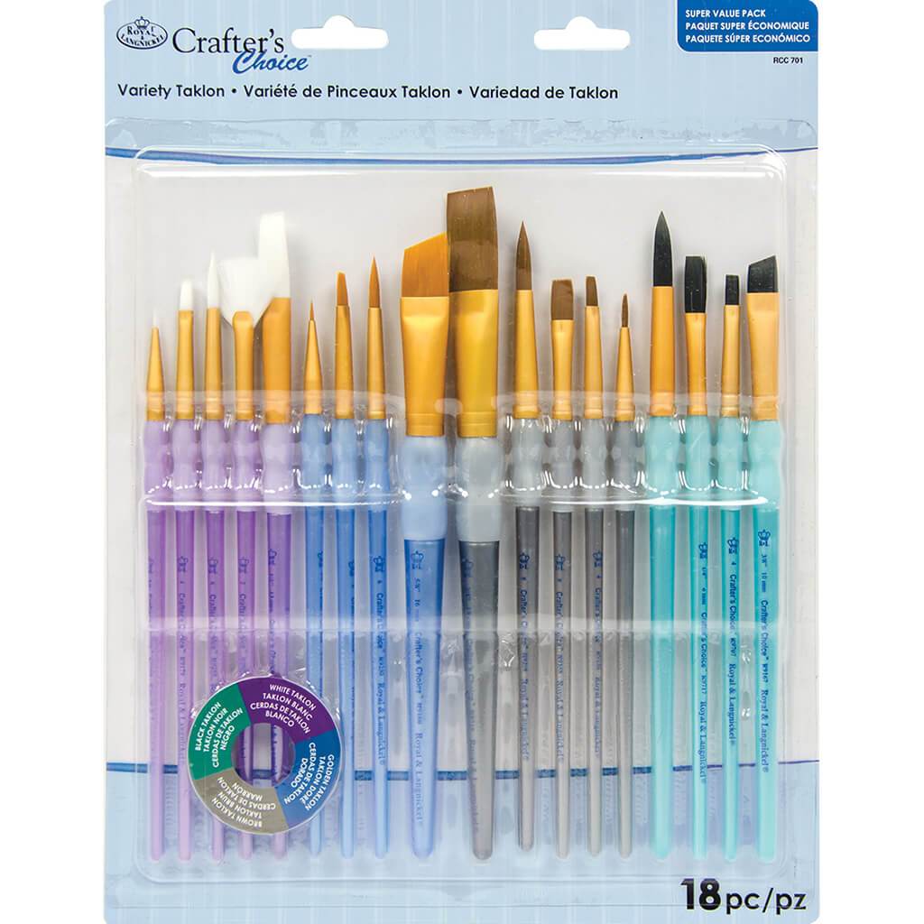 Crafters Choice Variety Brush Value Set 18pcs