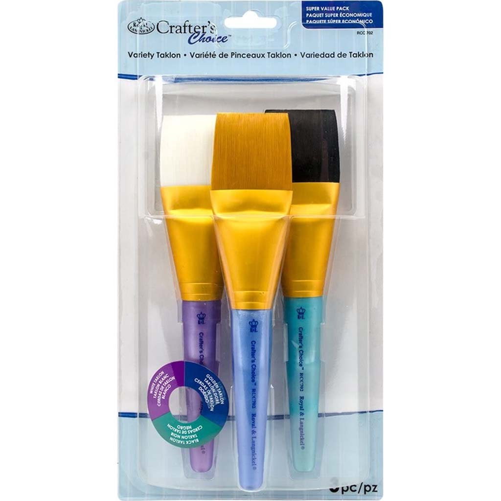 Crafters Choice Jumbo Brush Value Set 3pcs