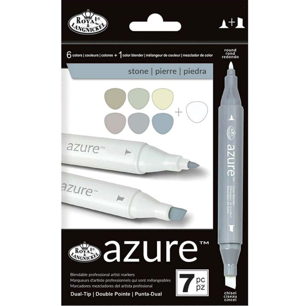 Marker Set Stone Color 7pc