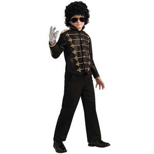 Michael Jackson Black Military Jacket Deluxe Costume