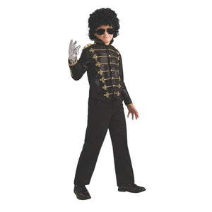Michael Jackson Black Military Jacket Deluxe Costume