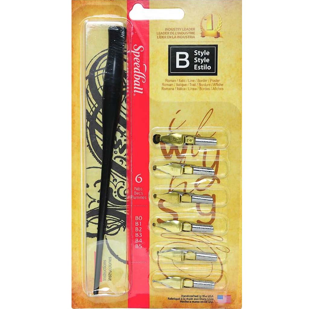 B Style Lettering Set