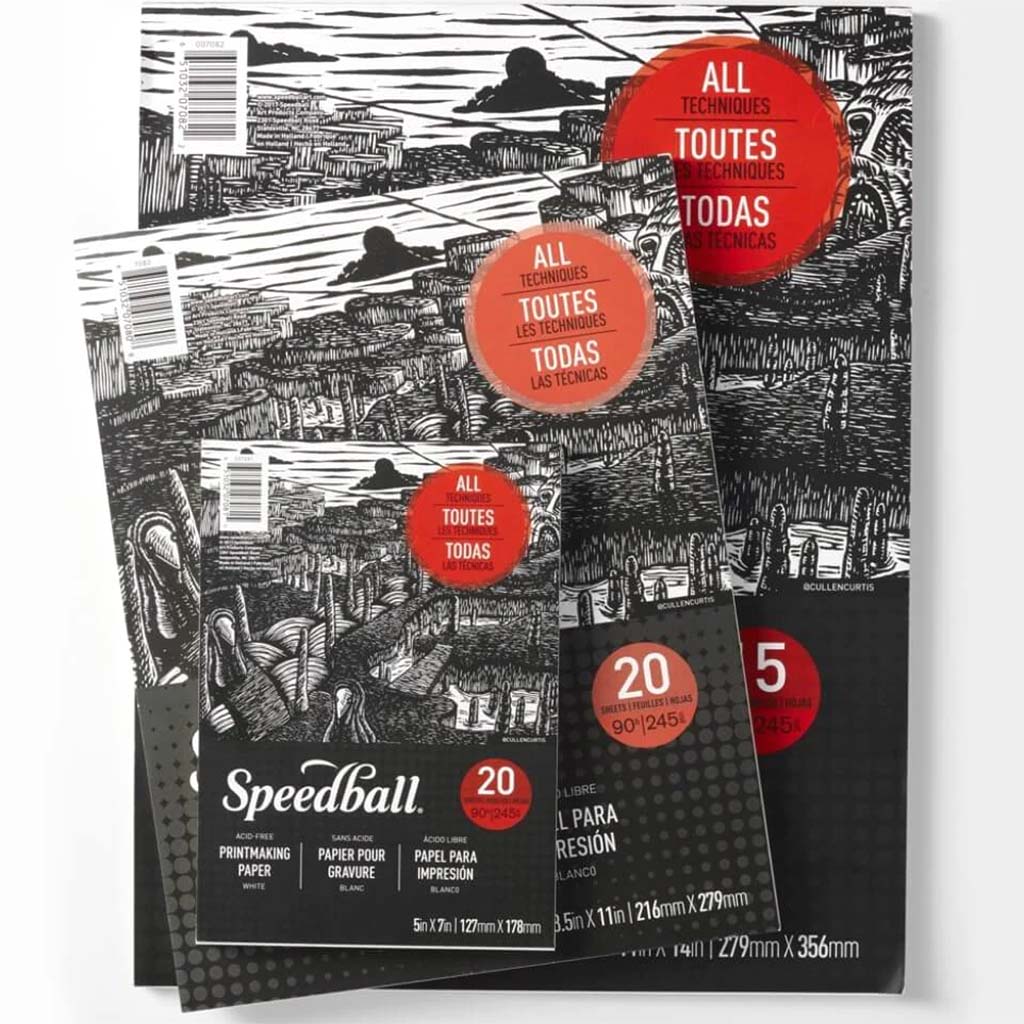 Printmaking Paper Pad 11in x 14in 15 Sheets, 90lb