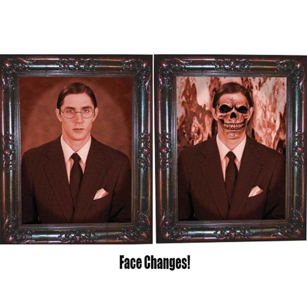 Monster Man Portrait Gothic Lenticular Photo Frame