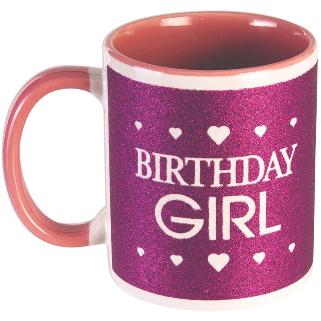 Glitter Mug Birthday Girl