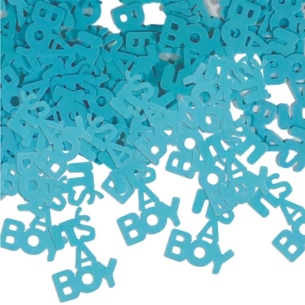 It&#39;s a Boy Confetti Light Blue