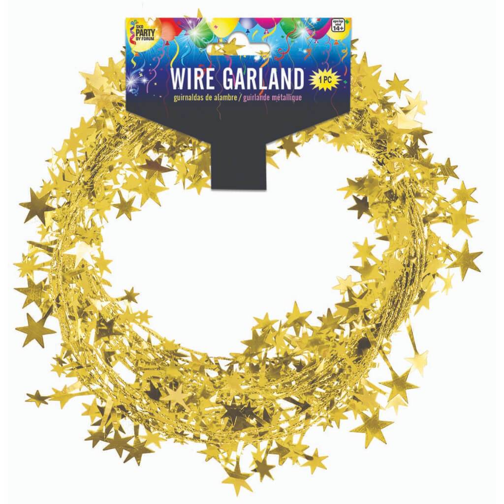 Star Garland Gold 25ft