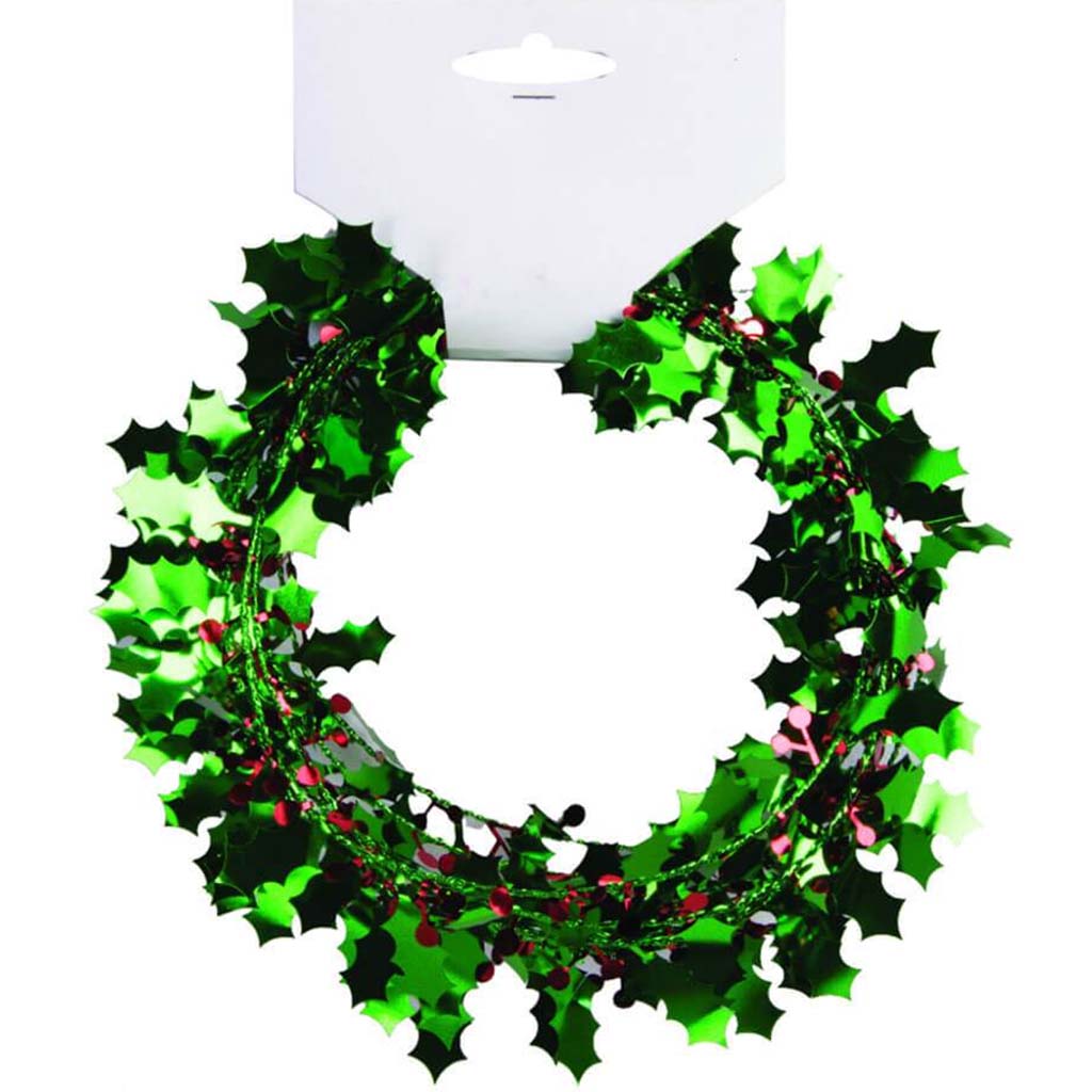 Holly Berry Garland 25ft