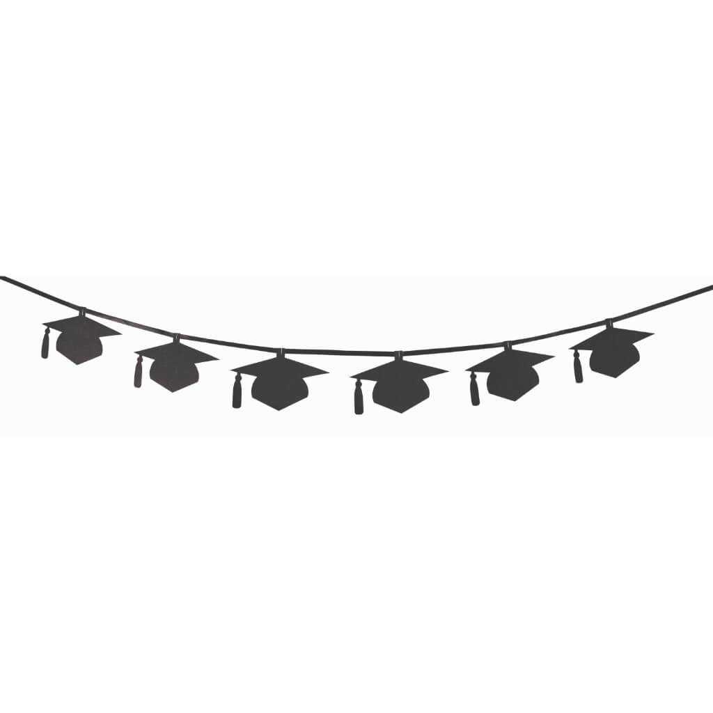 Graduation Cap Diamond Banner