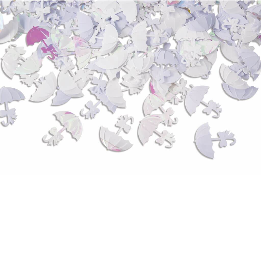 Umbrella Confetti White/Iridescent