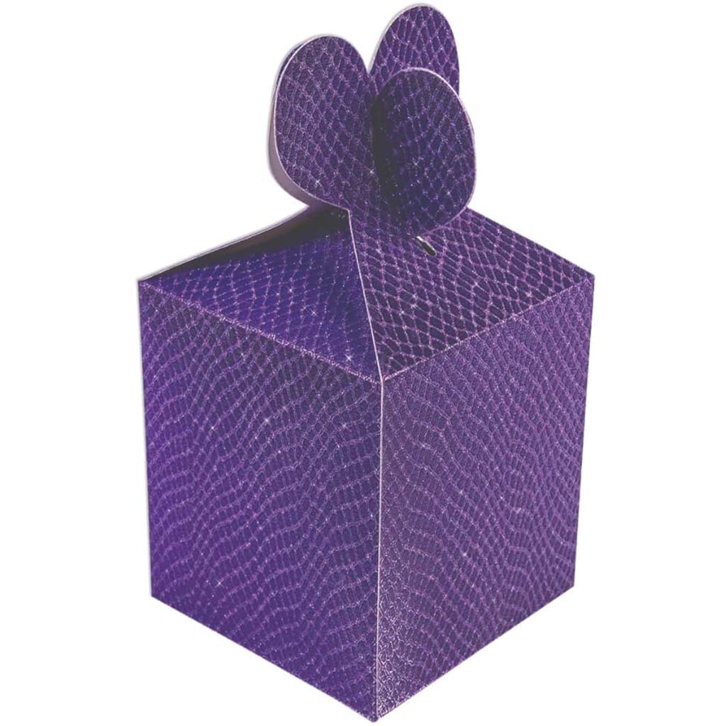 Diamond Gift Box Snake Skin Royal Blue