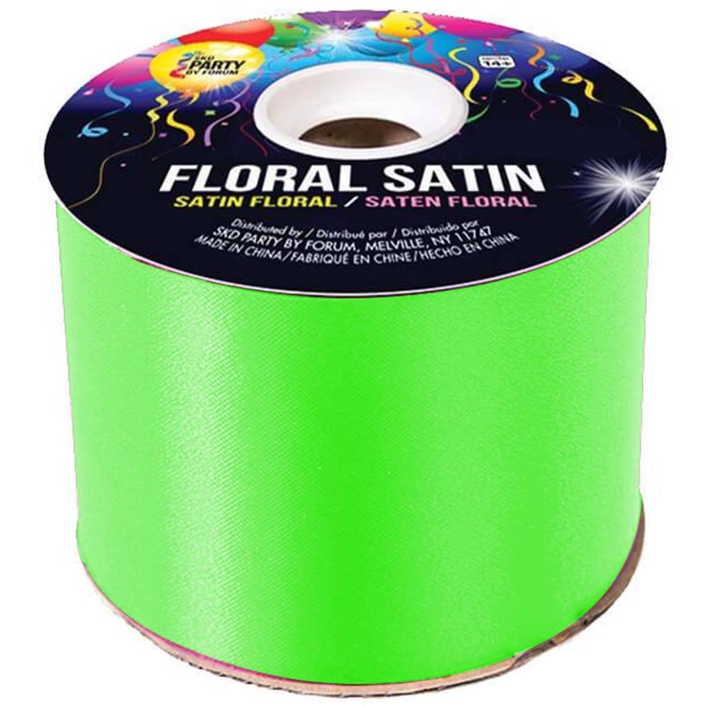 #40 Floral Satin Ribbon