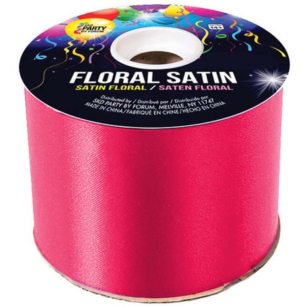 #40 Floral Satin Ribbon